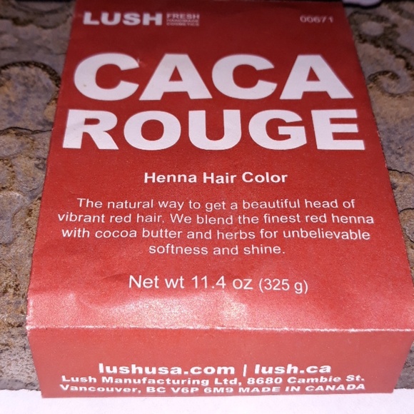Lush Other - CACA Rouge Henna Hair Color